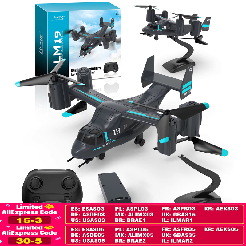 Rc Hobby Grade Helicopter - Lm19 helicóptero de controle remoto drone