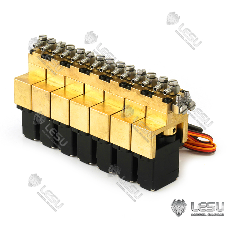 Rc Excavator Hydraulic - Válvula de óleo multidirecional modelo hidráulico