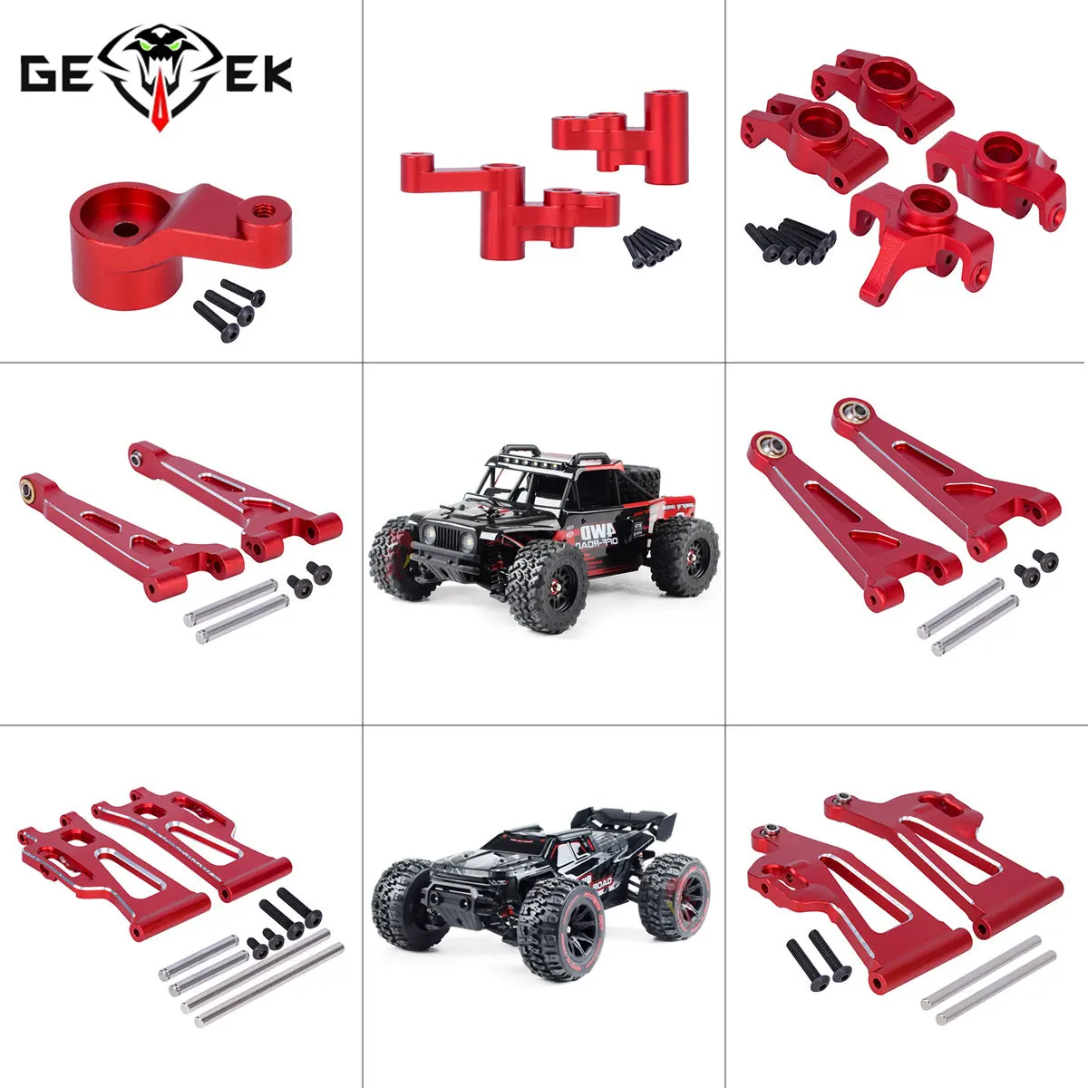 Rc Truck Monster - Kit de Braços de Direção CNC