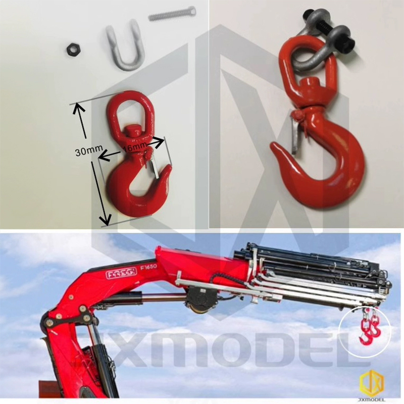 Rc Excavator Hydraulic - Gancho de guindaste de caminhão JXmodel