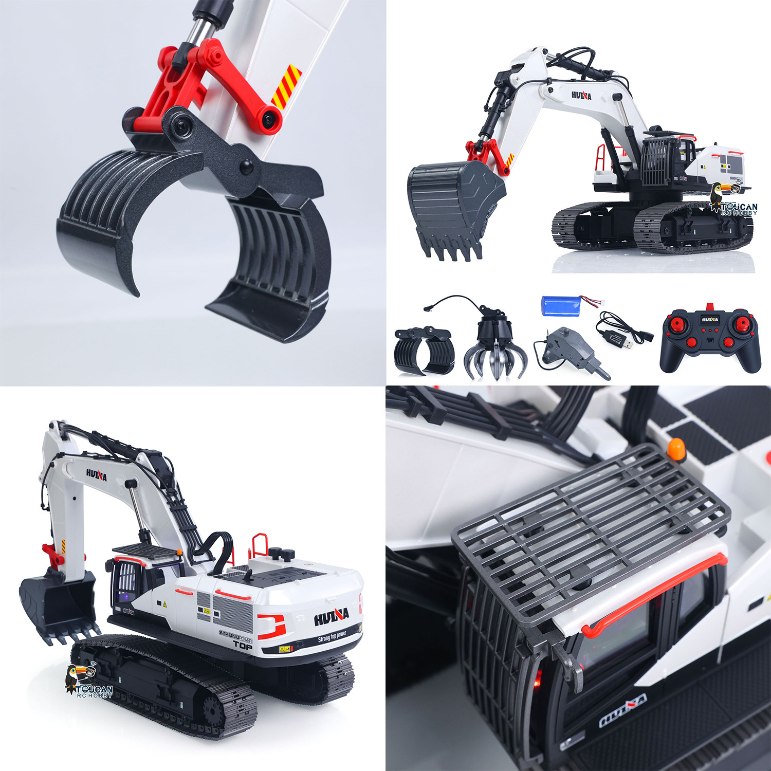 Escavadeira rc 1/14 huina meta - Rc Excavator Hydraulic avaliação e preço