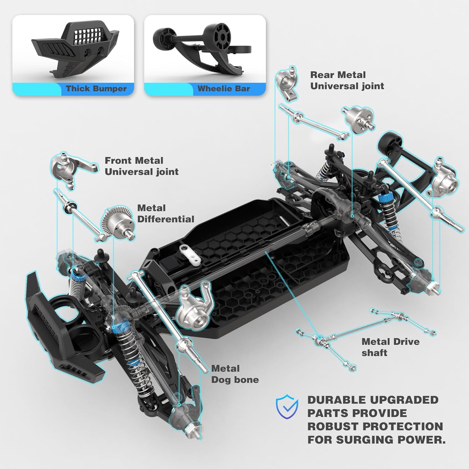 Caminhão Monstro RC Brushless  - Rc Hobby Grade Monster Truck avaliação e preço