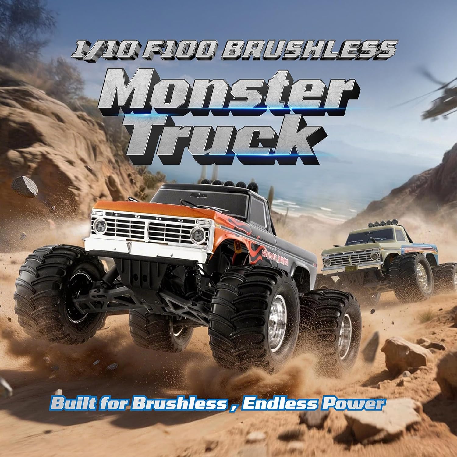 Caminhão Monstro Brushless For - Rc Hobby Grade Monster Truck avaliação e preço