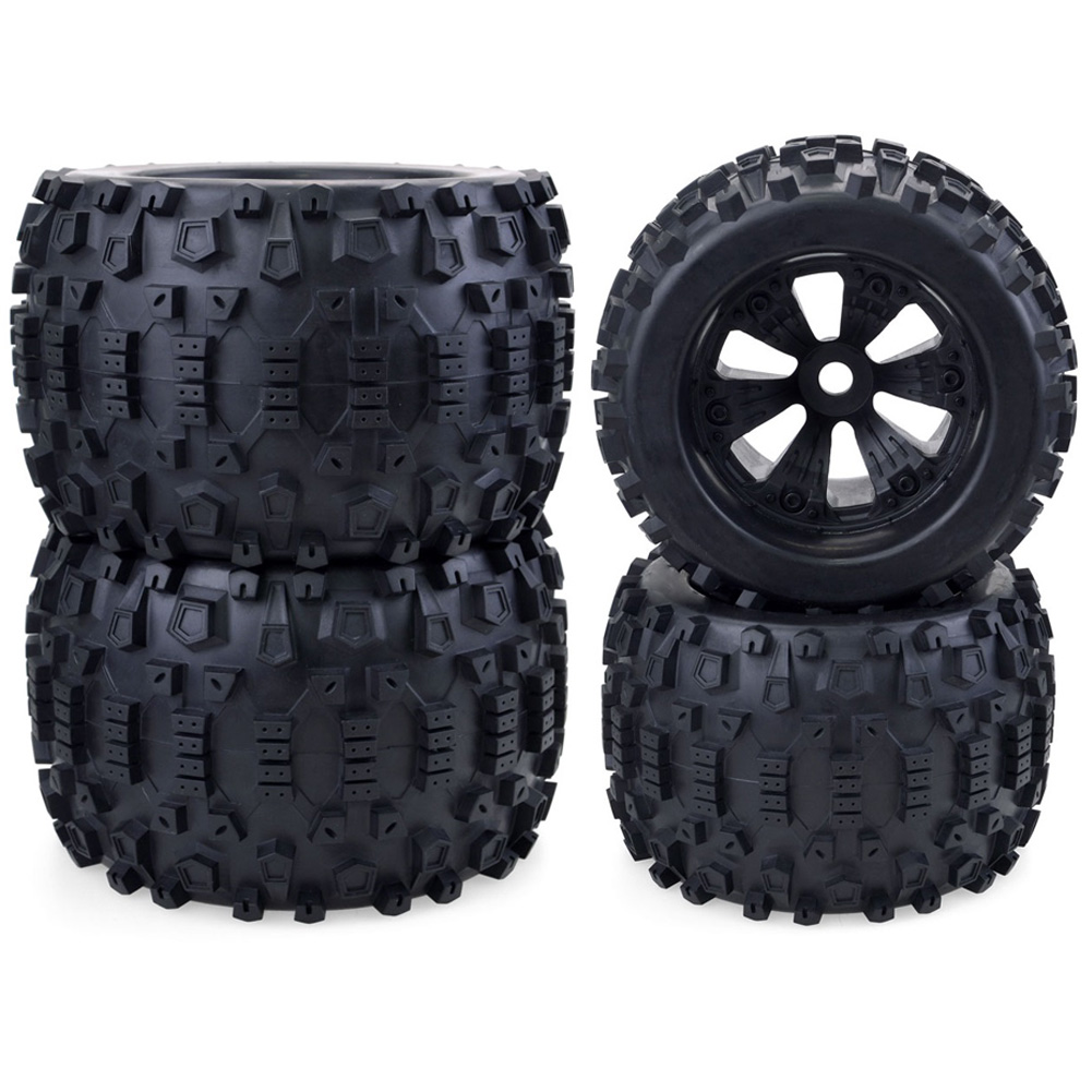 4 pçs 1/8 rodas pneus 170mm 16 - Rc Truck Monster avaliação e preço