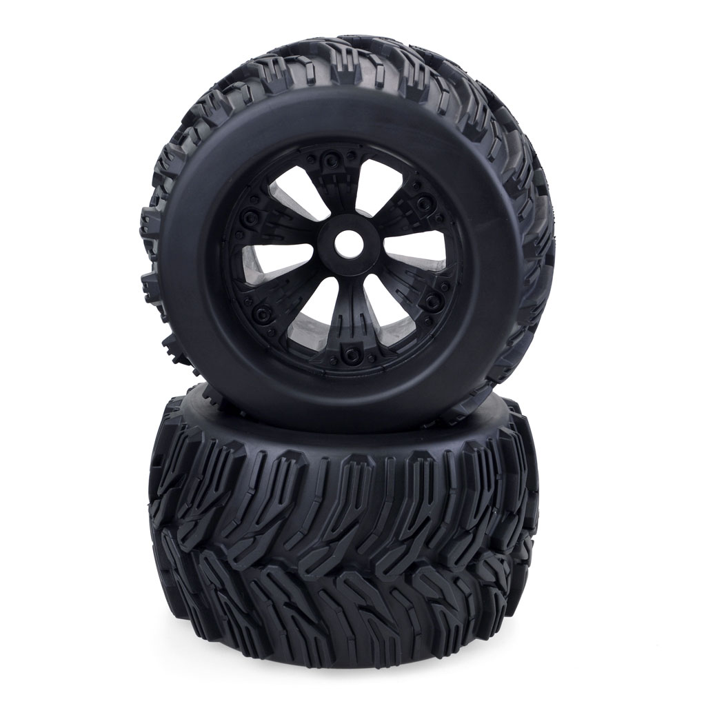 4 pçs 1/8 rodas pneus 170mm 16 - Rc Truck Monster avaliação e preço