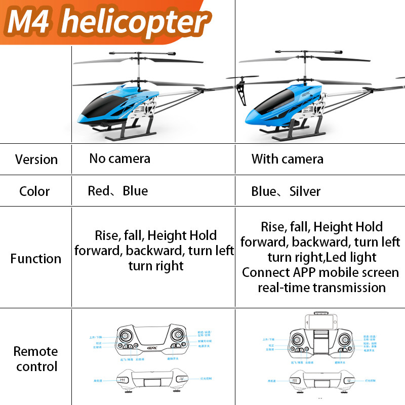 M4 grande helicóptero rc contr - Rc Hobby Grade avaliação e preço